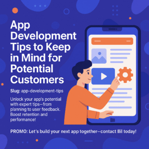 Creative app development illustration – llill