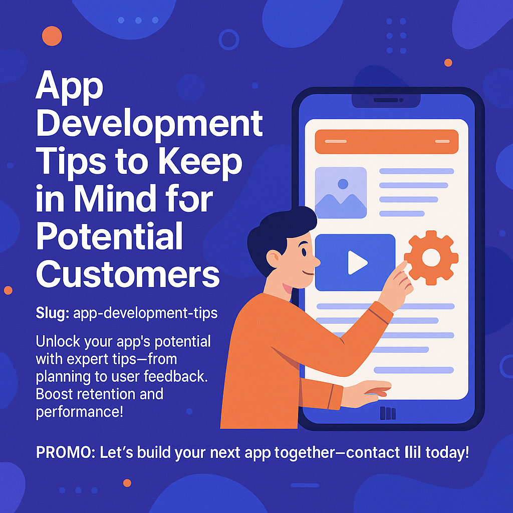 Creative app development illustration – llill